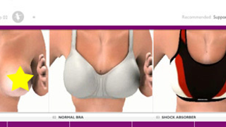 Choosing The Right Sports Bra Using Animated Nipples